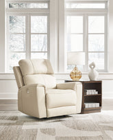 Warmstead Furniture - Ashley Furniture - Dahlmoore Living Room - Power Rocker Recliner / Almond - U1320098